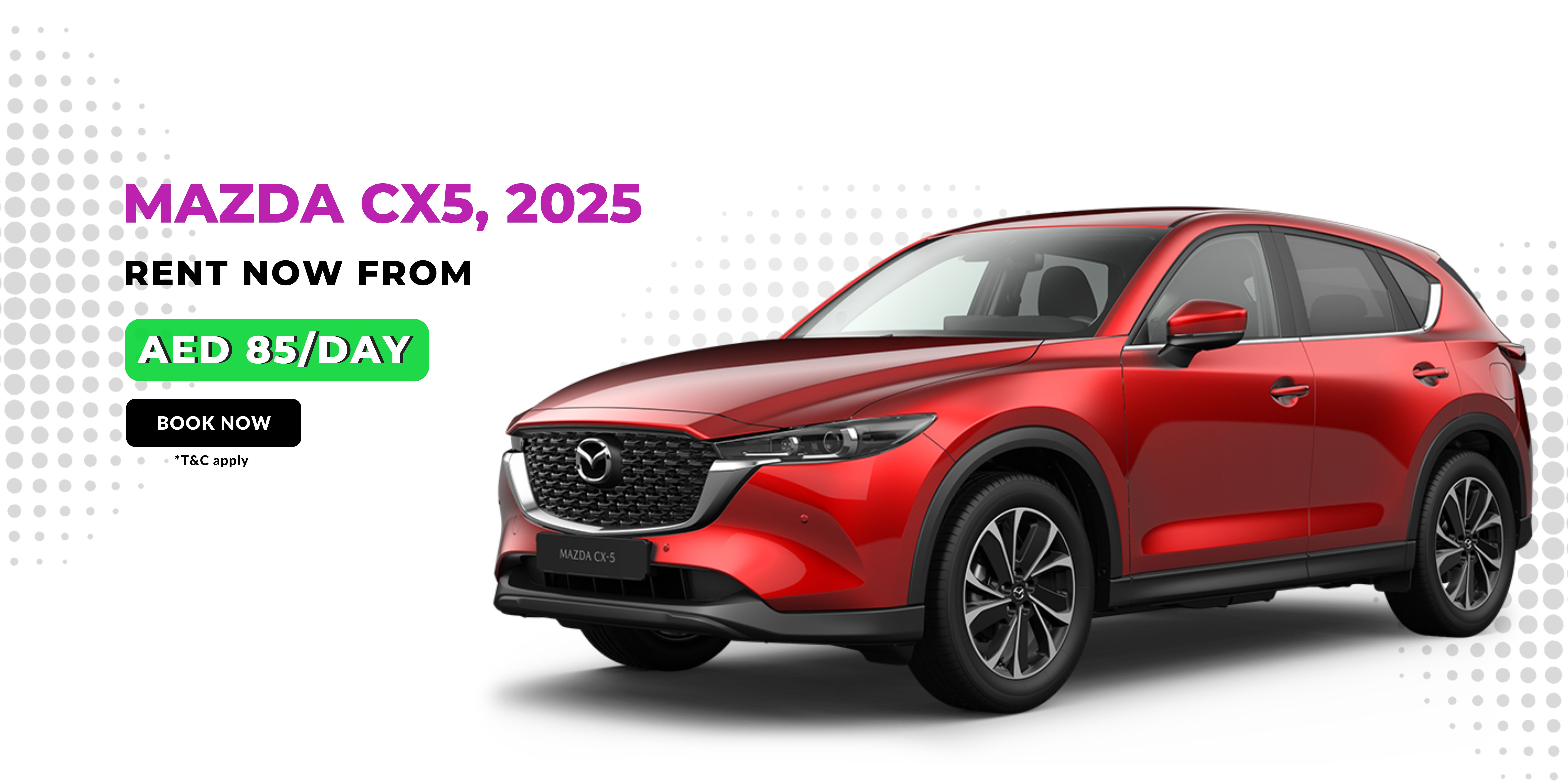 Rent all the New Mazda CX5 2025