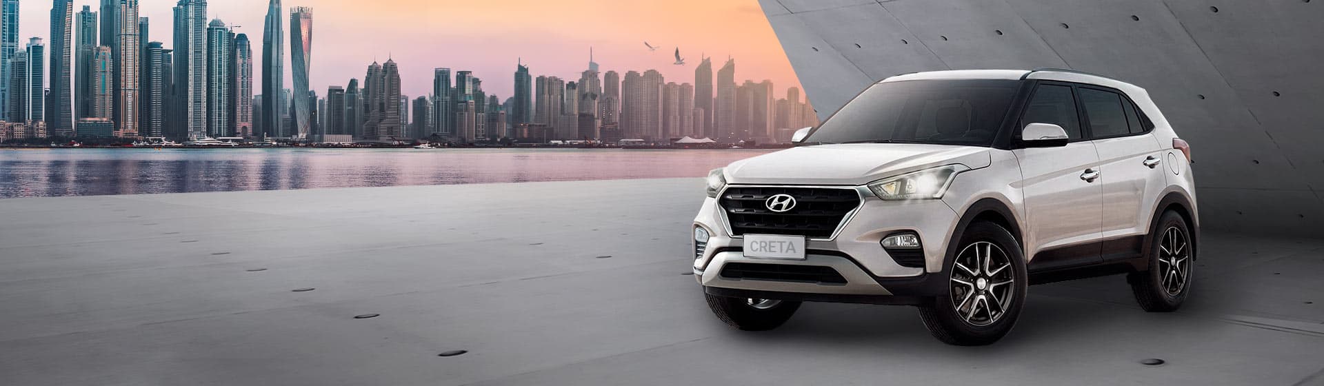 Rent the all New Hyundai CRETA (Model 2019) from AED 67/Day!